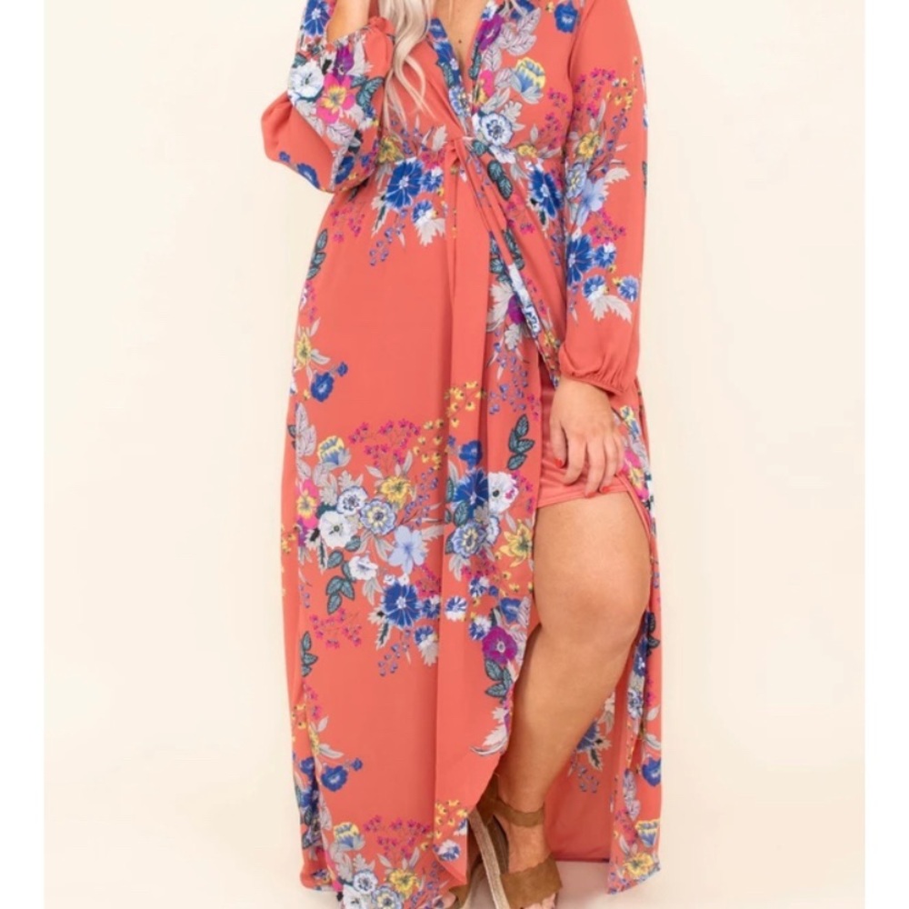 To Have And To Hold Maxi Dress,Mauve NWOT
